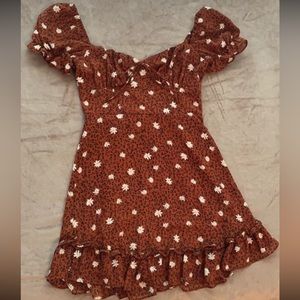Cheetah Print and Floral Dress